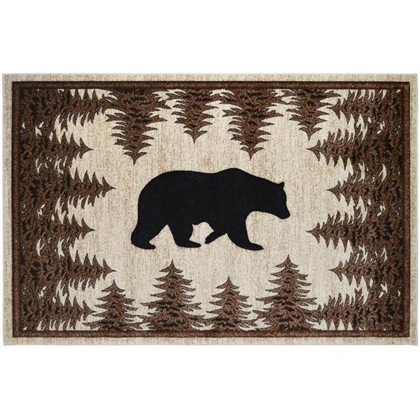 Mayberry Rug Mayberry Rug AX8462 8X10 7 ft. 10 in. x 9 ft. 10 in. Axel Tranquil Bear Area Rug; Multi Color AX8462 8X10